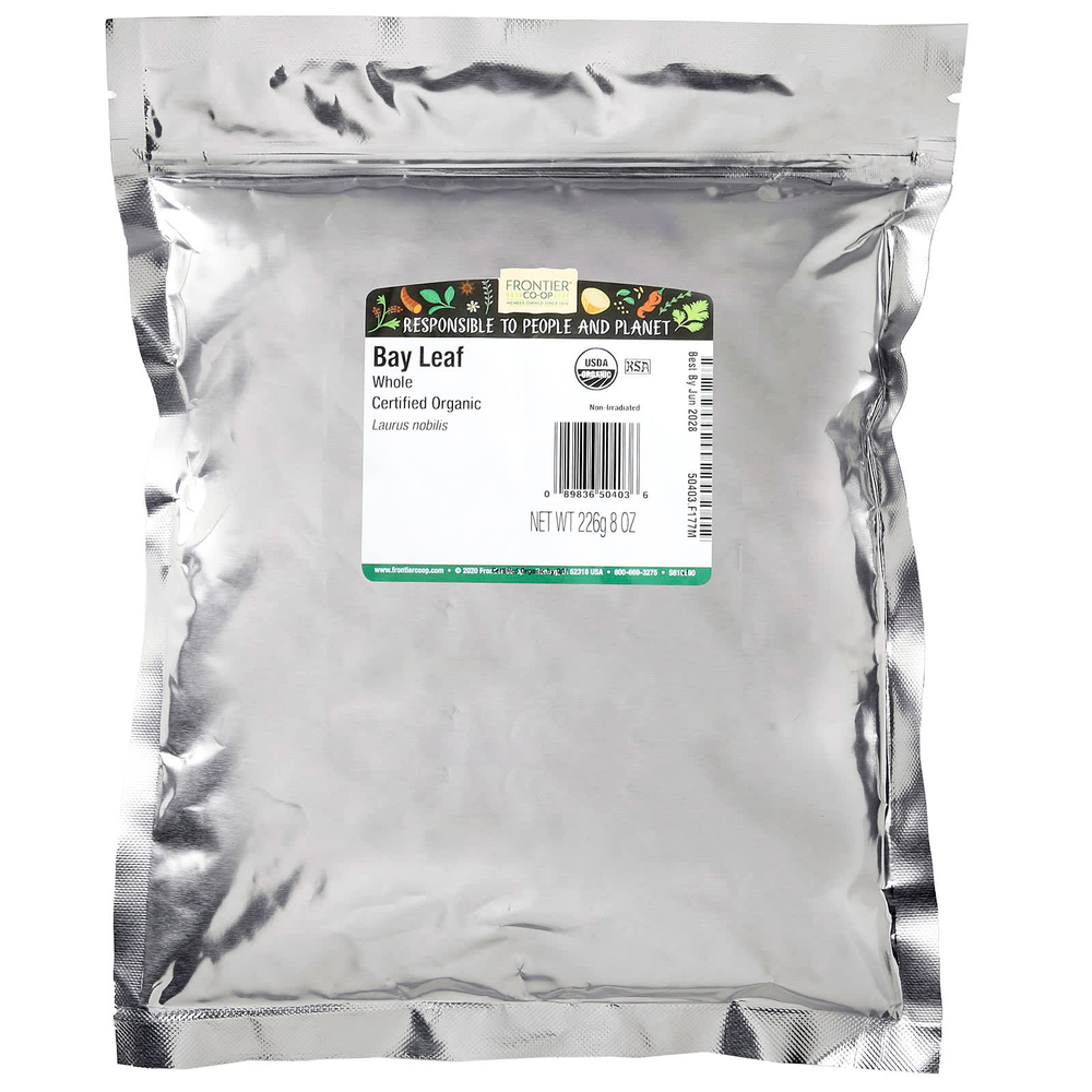 Frontier Co-op, органический лавандовый лист, целый, 226 г (8 унций)