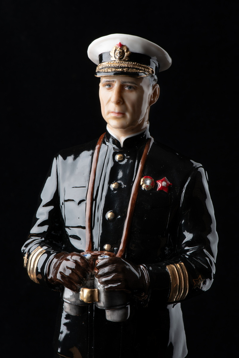 Статуэтка. Фарфор. Солдат. Трибуц Владимир Филиппович - Русский флотоводец. Россия