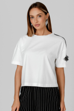 Укороченная футболка Тамбовчанка