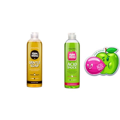 Набор для двухфазной мойки Gentle Soap Banana+ Acid Shock