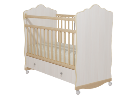 Кровать детская "Колибри-Велла 3" с ящиком (бодего св.)