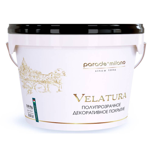 Покрытие лессирующее декоративное Parade Velatura 2,5 л