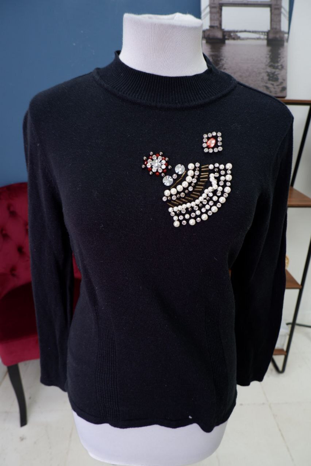 Джемпер BodyFlirt повседневный 42-44 размер