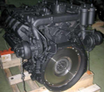 Двигатель КамАЗ 740.62 вид со стороны маховика
