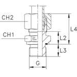 Штуцер FE DS16 BSP 1/2" B4