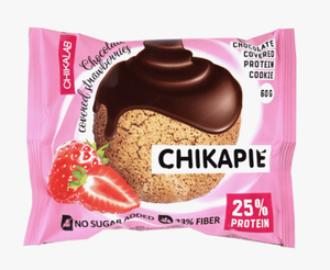 ПЕЧЕНЬЕ CHIKALAB С НАЧИНКОЙ КЛУБНИКА В ШОКОЛАДЕ 60ГР