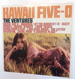 Винтажная виниловая пластинка The Ventures Hawaii Five O (USA 1969)