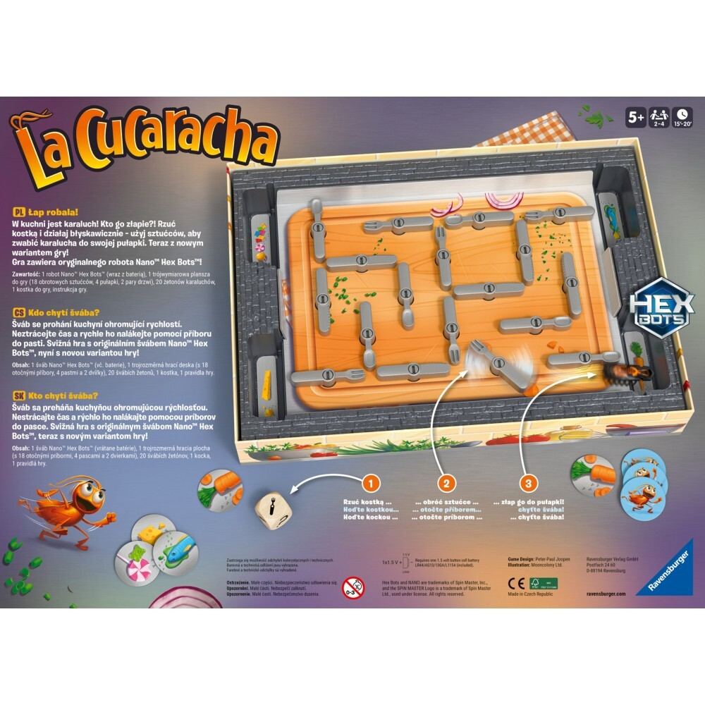 Ravensburger - Настольная игра La Cucaracha Family 226894 / артикул   226894  / GTIN 4005556226894