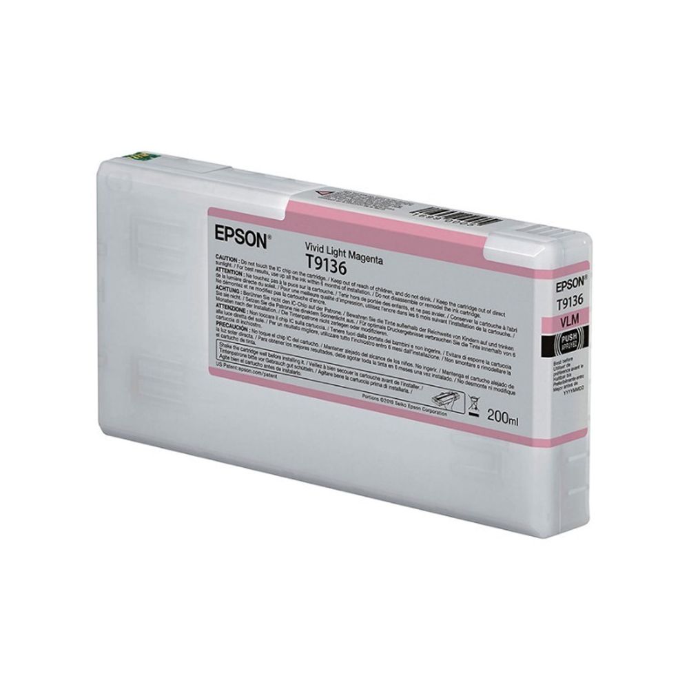 Картридж EPSON C13T913600 (T9136) для SC-P5000, светло-пурпурный (200мл)