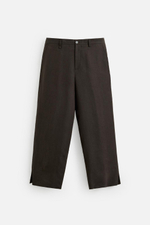 Брюки relaxed fit с разрезами