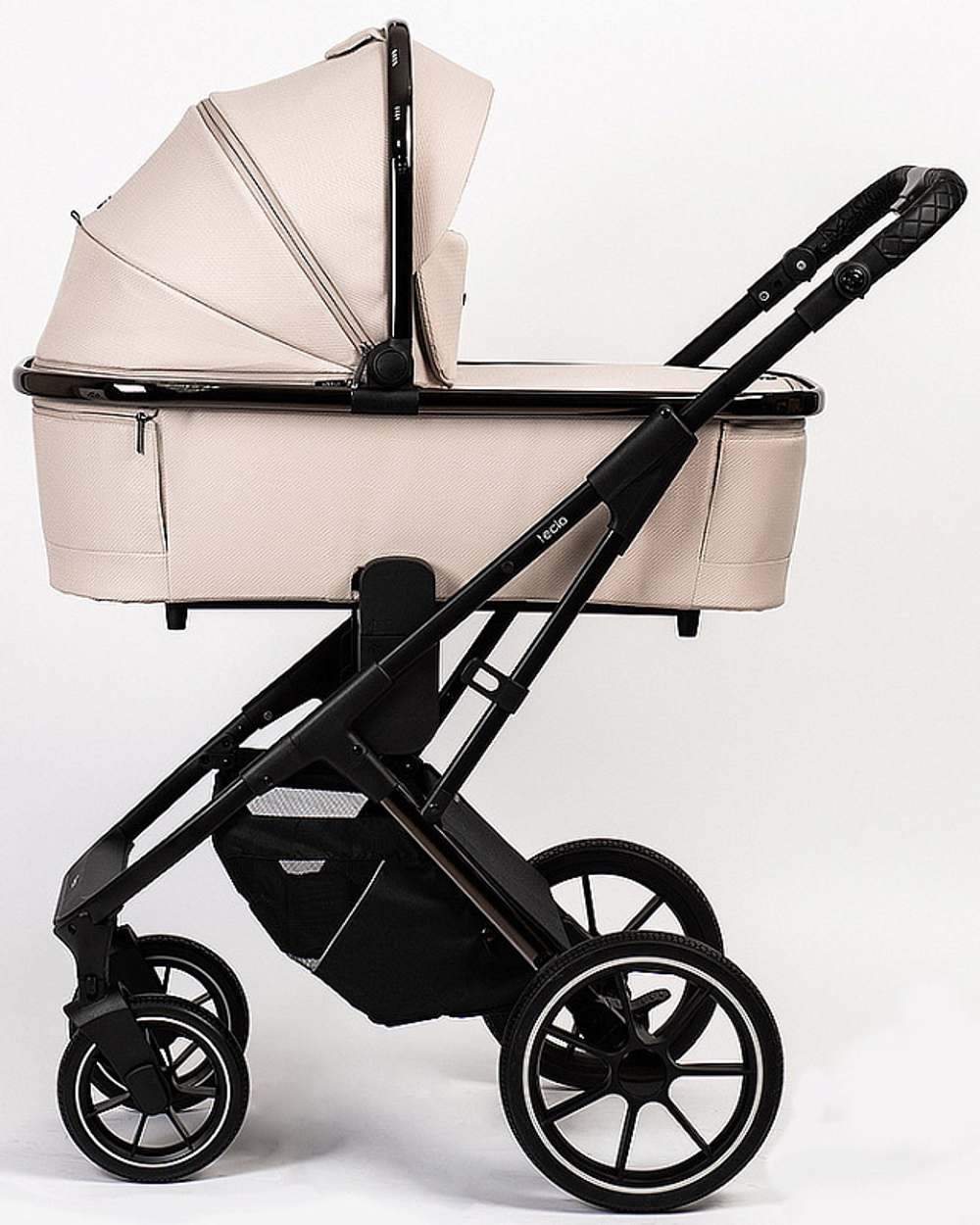 Детская коляска Peppy Tecla 2 в 1 Stone Chrome Edition (Бежевый)