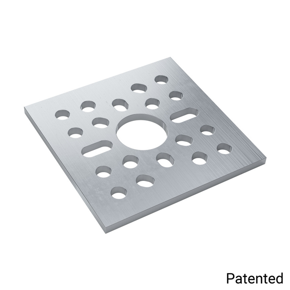 1123 Series Pattern Plate (1 x 1 Hole, 48 x 48mm)