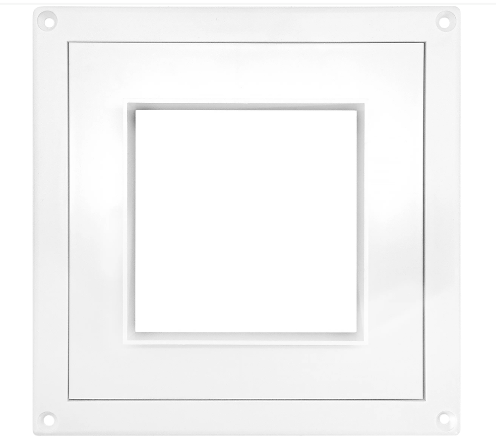 Решетка вентиляционая AWENTA RMT97а Bk 90*90 (140*140) (Распродажа)