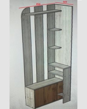 Прихожая БАТИС-5  правая