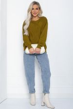Джемпер Долорес (желто-зеленый) Б12168-12 LT Collection