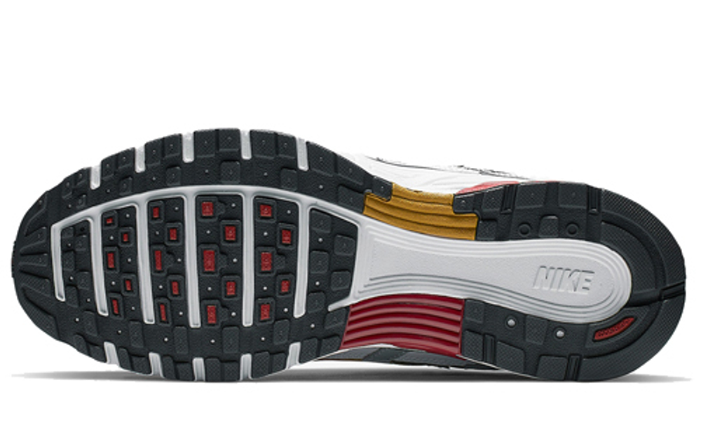 Кроссовки Nike P-6000 White Gold Red (Женская размерная сетка)