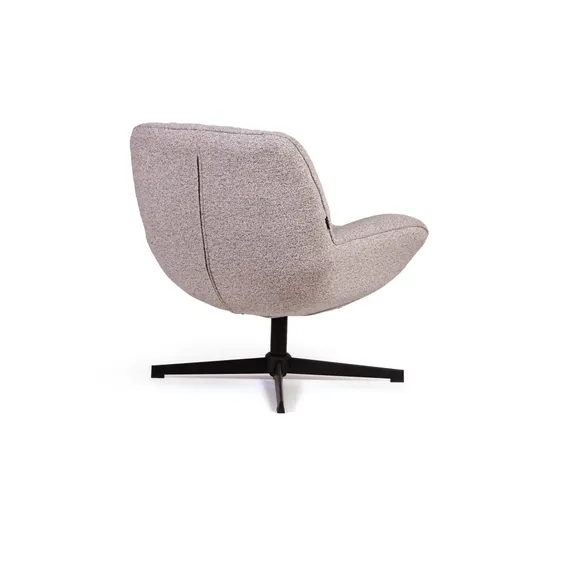 Крутящееся кресло Mateo, светло-серое букле