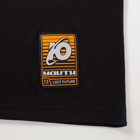 Лонгслив ЮНОСТЬ™ Cyber Flame Черный