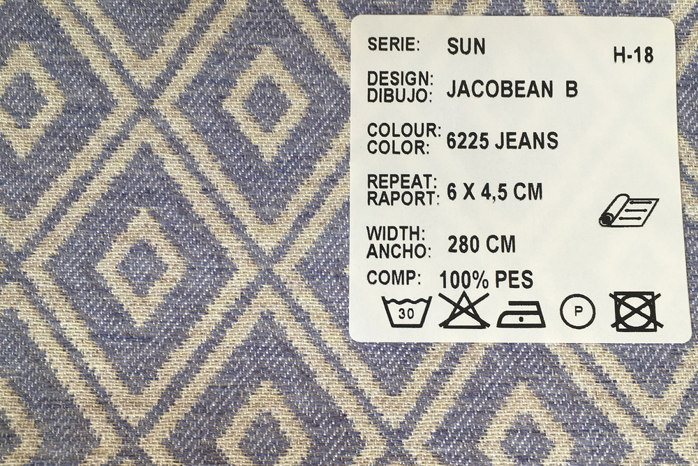 Жаккард Sun Jacobean (Сан Джакабиэн) B 6225 Jeans