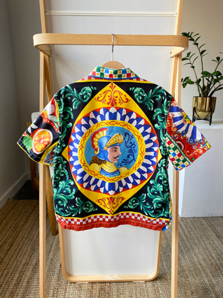 Хлопковая рубашка Dolce&Gabbana, 140