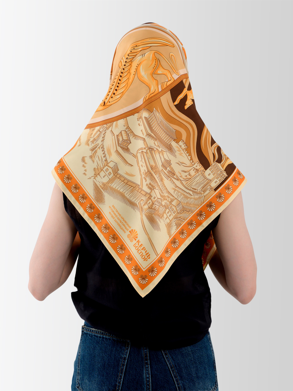 Платок «Колесо времени»