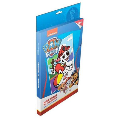 Картина по номерам 20*30см Щенячий патруль "Маршалл" (Lori)