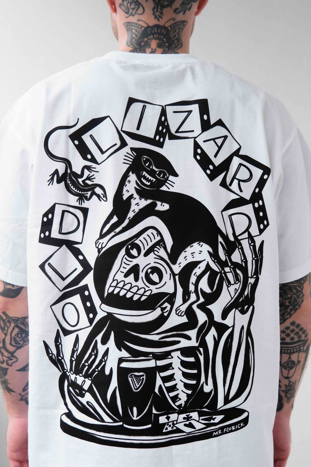 Футболка Old Lizard Death Белая