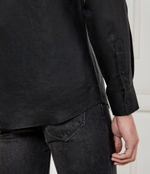 Льняная рубашка Karl Lagerfeld - черный(605000 552667)