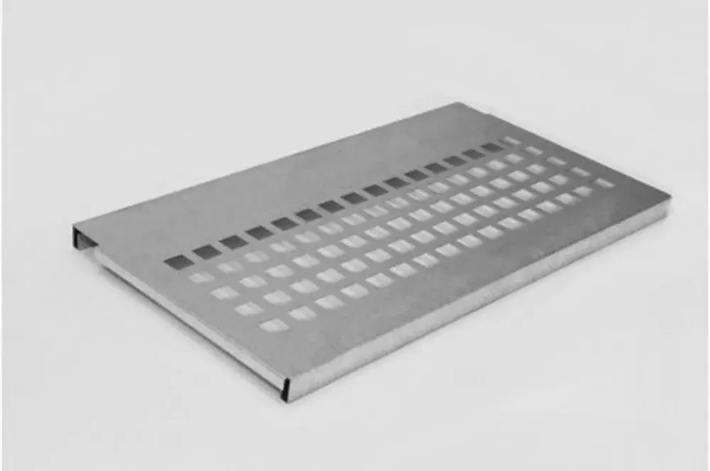 Металлическая полка IF перфорированная , глубина 315 мм  - детали