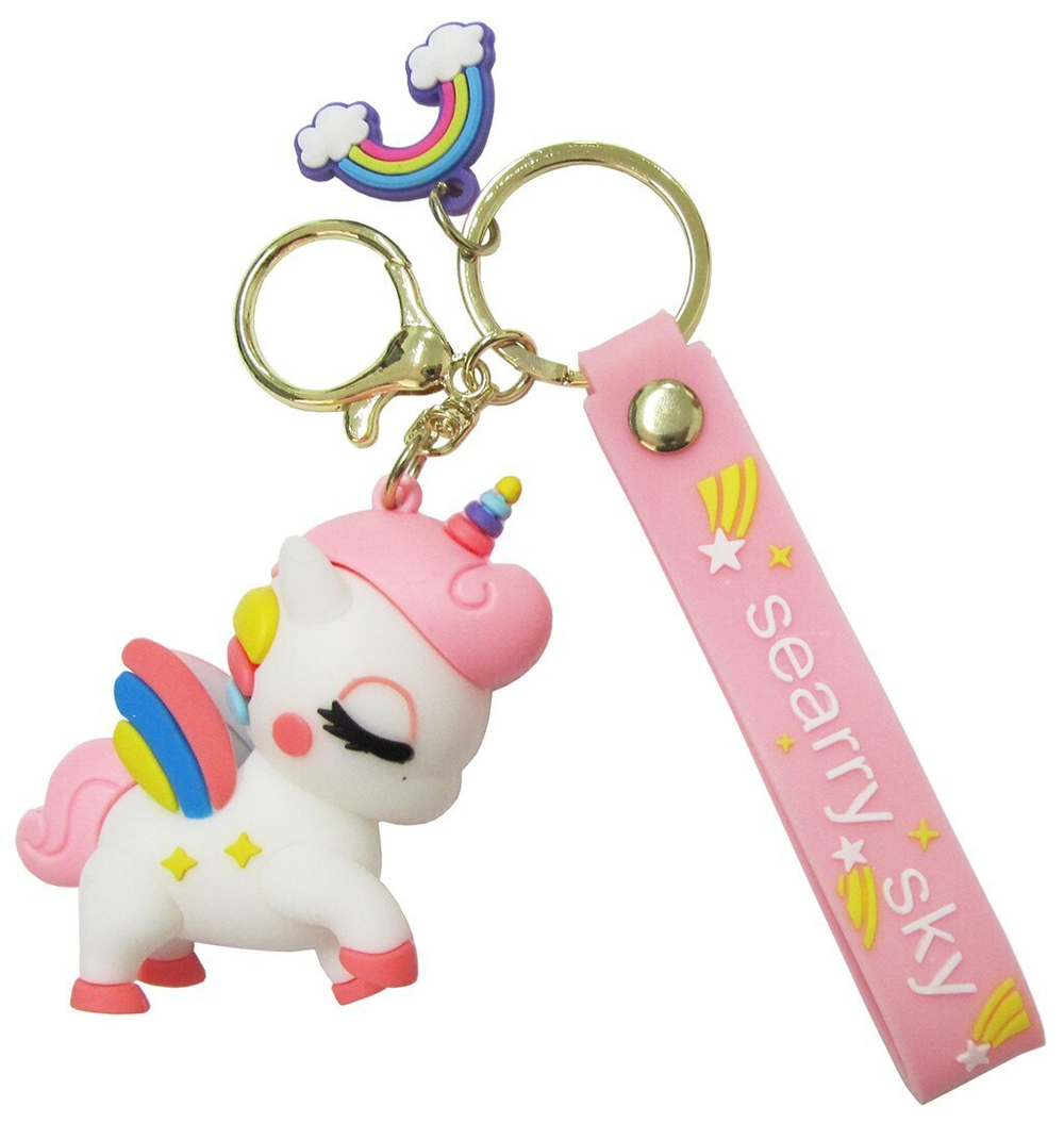 Брелок игрушка/ брелок Единорог белый