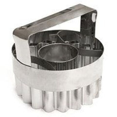 Высечка для песочного кольца 120*50 мм гофрированная с ручкой