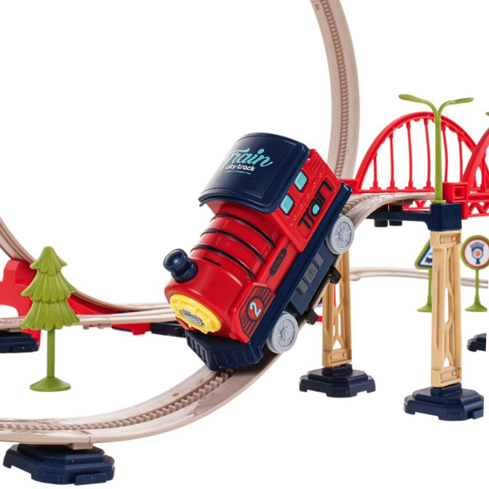 Железная дорога на бат., чемодан 89965