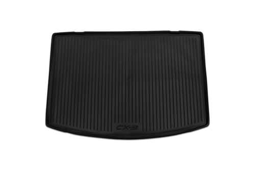 Коврик в багажник MAZDA CX-3, верхний, 2015-, кроссовер, 1 шт. (полиуретан)  AFM.33.29.B13
