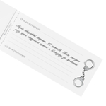 Эротическая игра-купоны «Чековая книжка. Накажи меня» (Цвет: разноцветный)