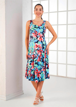 RELAX MODE / Платье женское летнее повседневное хлопок модал - 45376