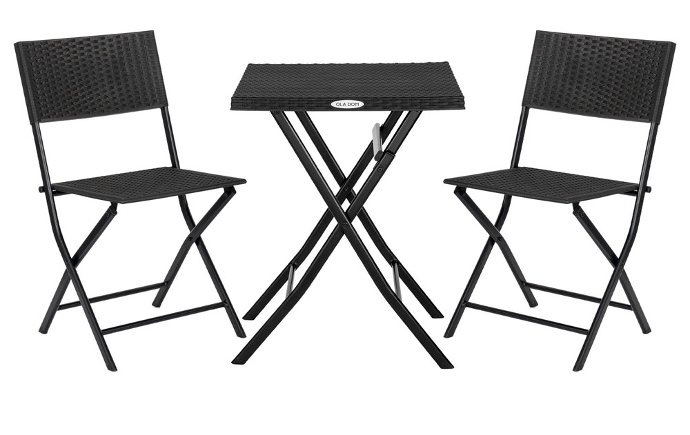 Набор мебели Ola Dom складной  арт.ЭП 873147 антрацит,