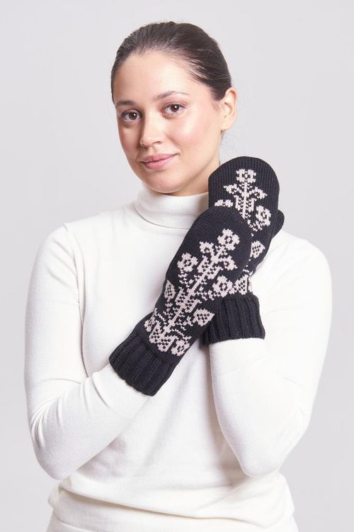 Варежки Idel Древо Жизни черный