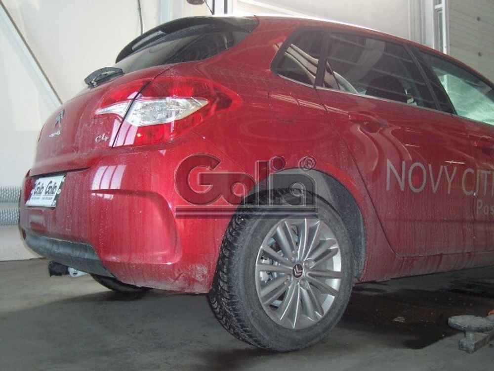 Фаркоп оцинкованный Galia C038C для Citroen C4 2004-2010, 2010-, Peugeot 307 2001-2007, Peugeot 308 2007-2012(паспорт и сертификат в комплекте)(без электрики)
