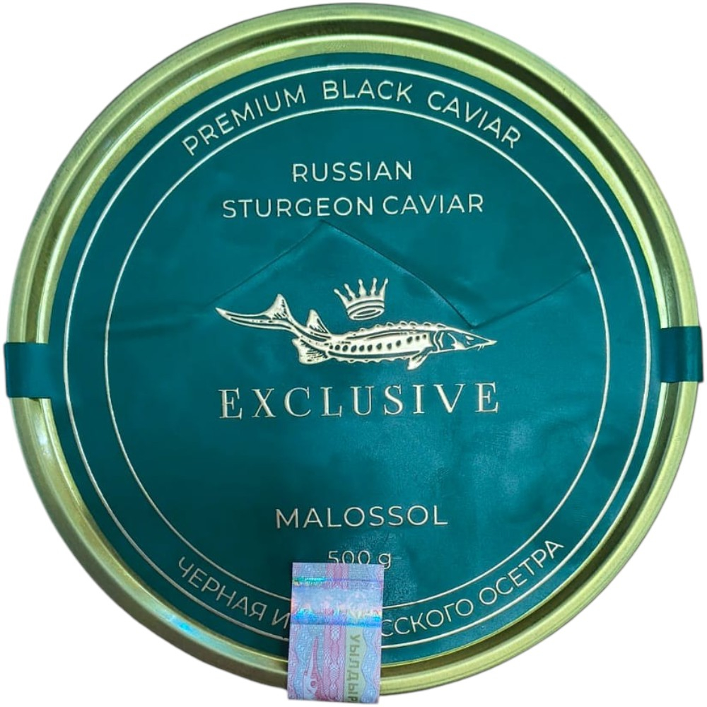 Икра черная осетровая Exclusive 500 гр.
