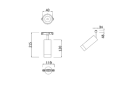 Трековый светильник Maytoni Technical TR019-2-7W4K-W