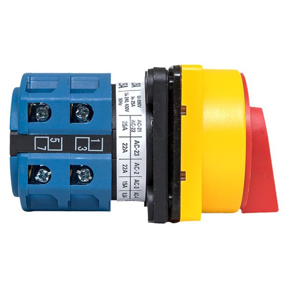 Переключатель кулачковый ПК-1-22 25А 2P "1-0-2" с блокировкой IP65 EKF PROxima