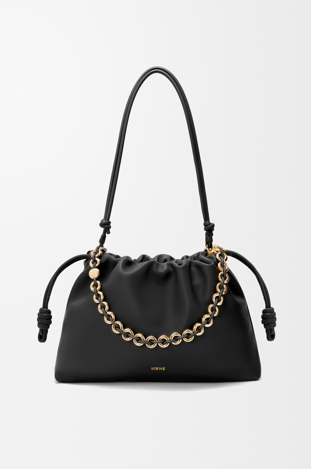 Loewe Большая сумка Flamenco из мягкой кожи ягненка наппа, черный