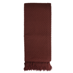 Покрывало вафельное 180х250 Tkano Essential бордовое