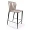 Полубарный стул Albert кожа капучино