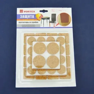 Протекторы износостойкие из пробки 25x25mm VORTEX