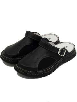 15 | "Kina" | Черные женские медицинские сабо натуральная кожа