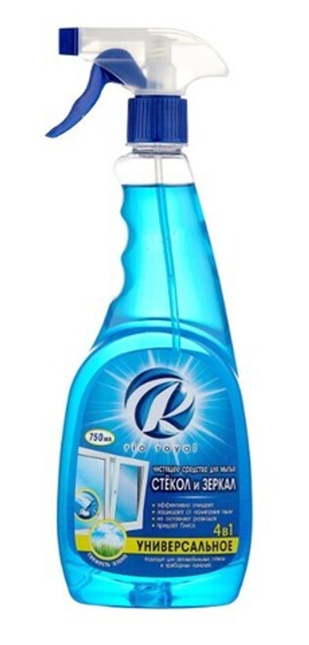 Chirton Rio Royal средство для стекол и зеркал Свежесть озона 750 мл. *6*12*