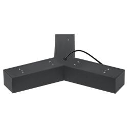 Светильник LED ЭРА Geometria SPO-141-B-40K-028 Igrek 28Вт 4000K 1900Лм IP40 600*80 черный подвесной драйвер внутри | Декоративные светильники Geometria