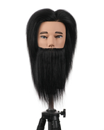 Учебная манекен голова "брюнет" с бородой