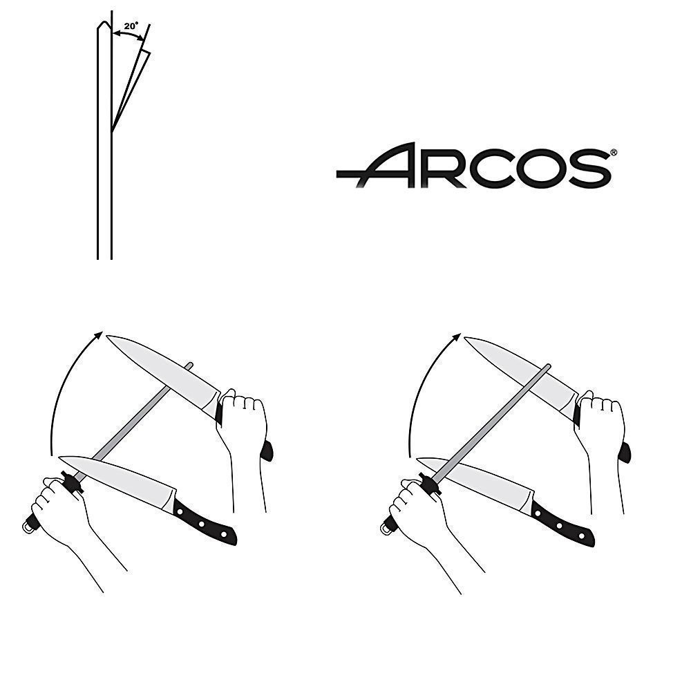 Мусат 30см Arcos Sharpening steels 278510 Испания схема